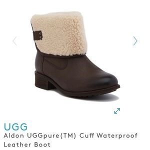 UGG cuff waterproof leather boot